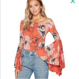 NWT Free People Birds of Paradise Top!